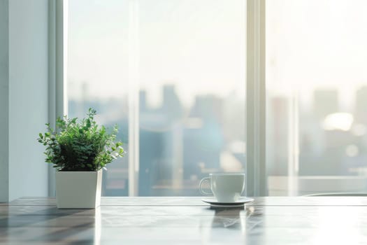 Business environment with clean, uncluttered copy space.