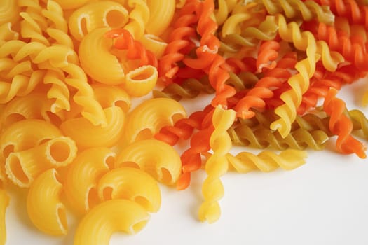 Pasta noodles for cooking Italian food.