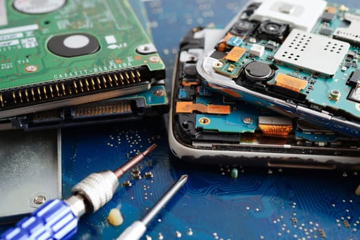 Repairing and upgrade circuit mainboard of notebook, electronic, computer hardware and technology.