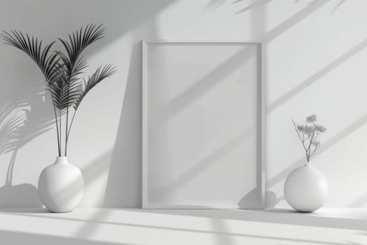 Clean and minimalist mockup arrangement with a simple backdrop.