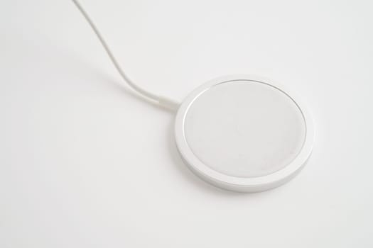 Wireless charger, magnetic charging modern equipment of mobile phone.