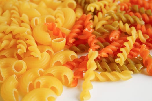 Pasta noodles for cooking Italian food.