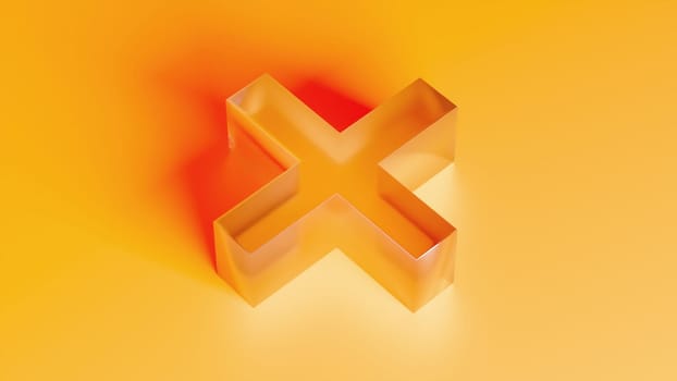 3d render Plus sign. Computer generated