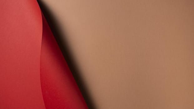 wavy red paper copy space brown paper. Resolution and high quality beautiful photo