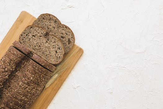 wheat near cut bread. Resolution and high quality beautiful photo