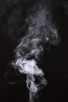 white smoke fragments black background. Resolution and high quality beautiful photo