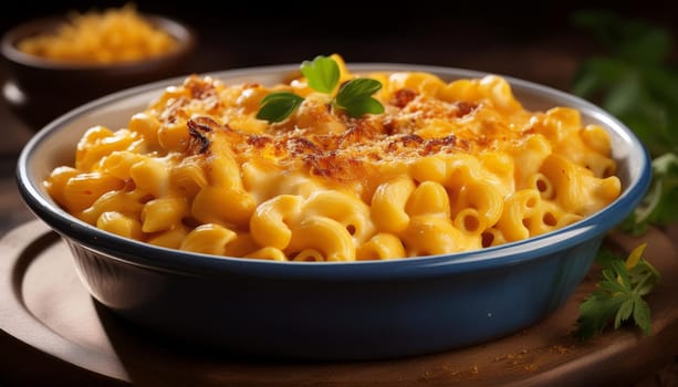 macaroni cheese pasta, AI generated image