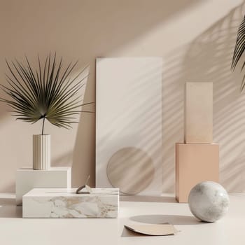 Elegant mockup design with a minimalist aesthetic.