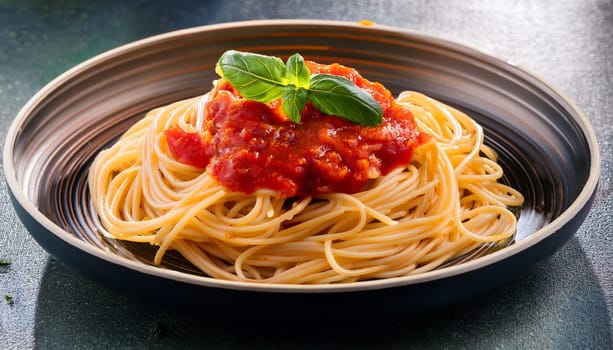 spaghetti al pomodoro pasta, AI generated image