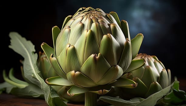artichocks vegetables vegetarian food, AI generated image