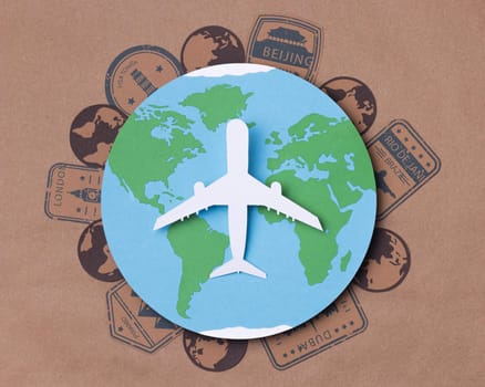 top view world tourism day concept. Resolution and high quality beautiful photo