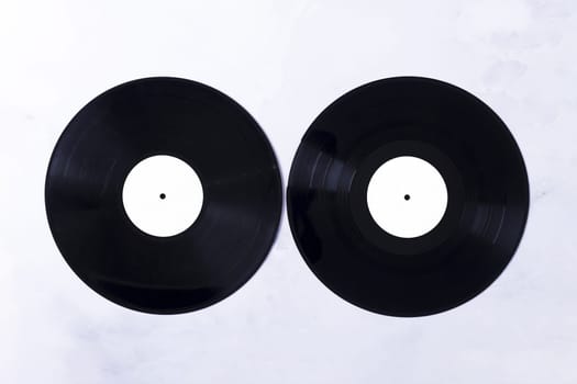 top view vinyl disks. Resolution and high quality beautiful photo
