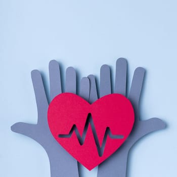 top view world heart day concept. Resolution and high quality beautiful photo