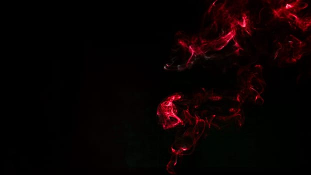 trickles vivid red fume. Resolution and high quality beautiful photo