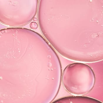 translucent oil drops liquid smooth rose blurred background. Resolution and high quality beautiful photo