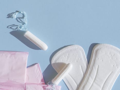 variety female menstrual hygiene close up. Resolution and high quality beautiful photo