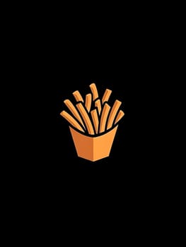 French fries fast food Delicious Snacks unhealthy icon Symbol