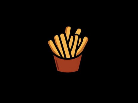 French fries fast food Delicious Snacks unhealthy icon Symbol