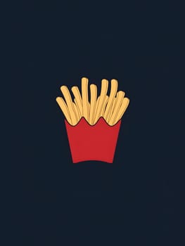 French fries fast food Delicious Snacks unhealthy icon Symbol