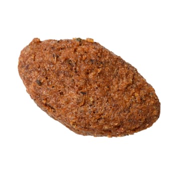 Brown edible stuffed animal pillows, treat on isolated background