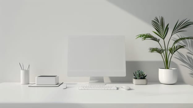 Minimalist mockup setup designed for showcasing your branding.