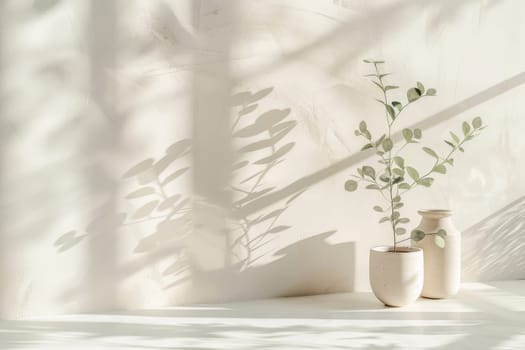 Modern minimalist background with neutral color palette.