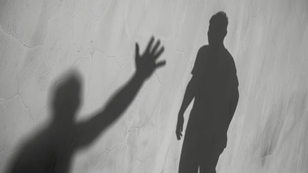 Shadow play emphasizing the simplicity of self-care