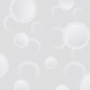 Vector white geometric abstract texture overlap layer on bright space. Lines effect decoration for banner. Graphic design circles elements.