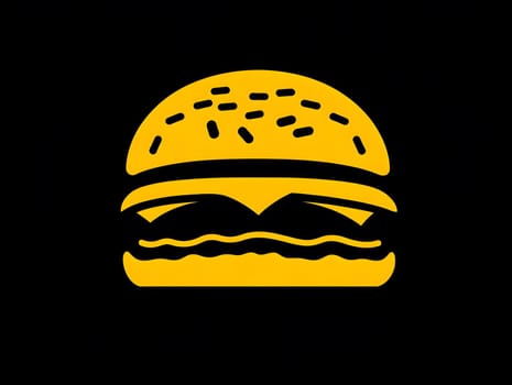 Cheeseburger Fast Food Delicious Tasty Burger Icon Logo Symbol