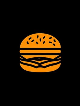 Cheeseburger Fast Food Delicious Tasty Burger Icon Logo Symbol