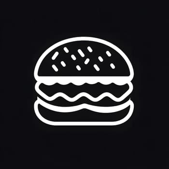 Cheeseburger Fast Food Delicious Tasty Burger Icon Logo Symbol