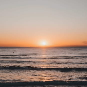 Sunset Ocean Sunrise Horizon Sunlight Water waves
