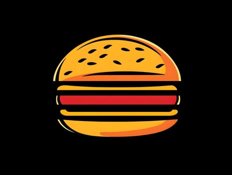 Cheeseburger Fast Food Delicious Tasty Burger Icon Logo Symbol