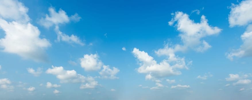 Peaceful and serene sky with clouds background