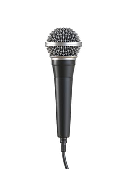 Microphone 3D rendering illustration isolated on white background