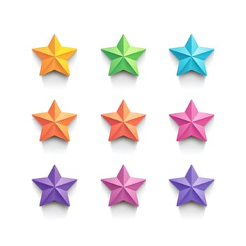 Some Colorful Star Graphic Icon logo Symbol
