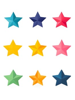 Some Colorful Star Graphic Icon logo Symbol