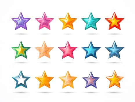 Some Colorful Star Graphic Icon logo Symbol