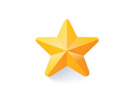Yellow Star Graphic Icon logo Symbol