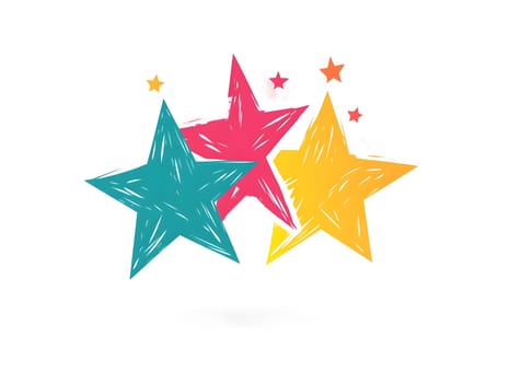 Some Colorful Star Graphic Icon logo Symbol