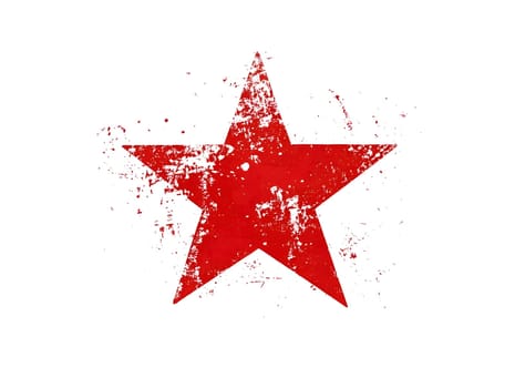 Simple Red Star Graphic Icon logo Symbol