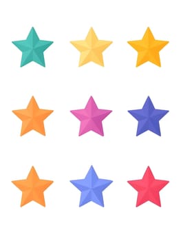 Some Colorful Star Graphic Icon logo Symbol
