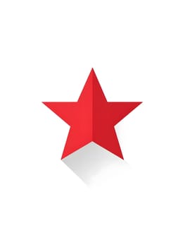 Simple Red Star Graphic Icon logo Symbol