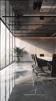 Business environment with a sleek layout pattern.