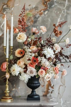 Chic mockup arrangement adorned with opulent details for a luxurious aesthetic.