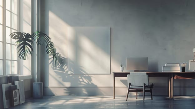 Clean and elegant mockup scene for highlighting your artwork or designs.