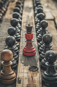 Conceptual representing competitive advantage.