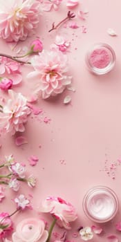 Copy space for beauty blog banner or social media post.