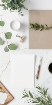 Copy space mockup arrangement perfect for showcasing your branding.