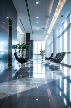 Corporate layout with a large area for copy.
